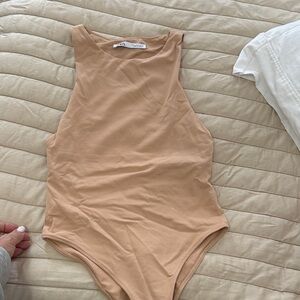 Zara Beige Bodysuit